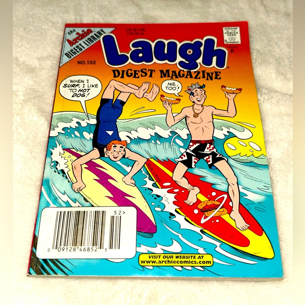 📚BOOK SALE 5 for $20📚 Archie Comic Book Laugh Magazine No. 152 October 1999